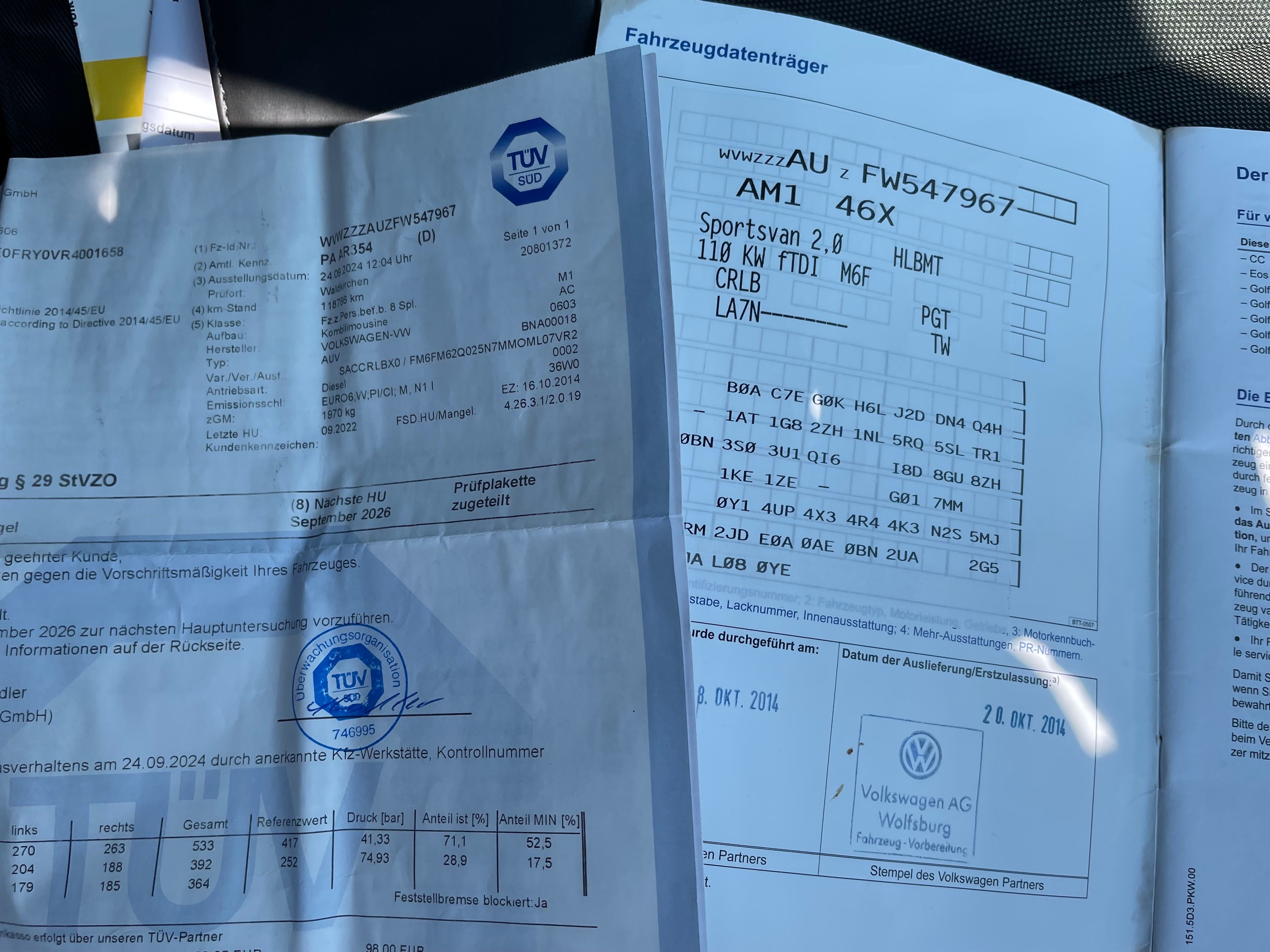 Volkswagen Golf Sportsvan, 2,0TDI MODEL 2015 137TKM - fotka 6