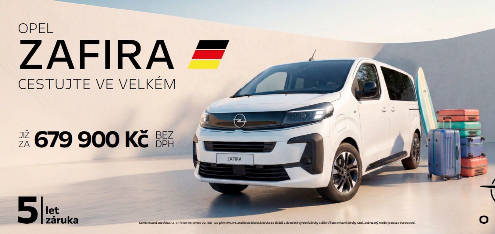 Opel Zafira, Edition XL 2.2 150k MT6-9 míst - fotka 2