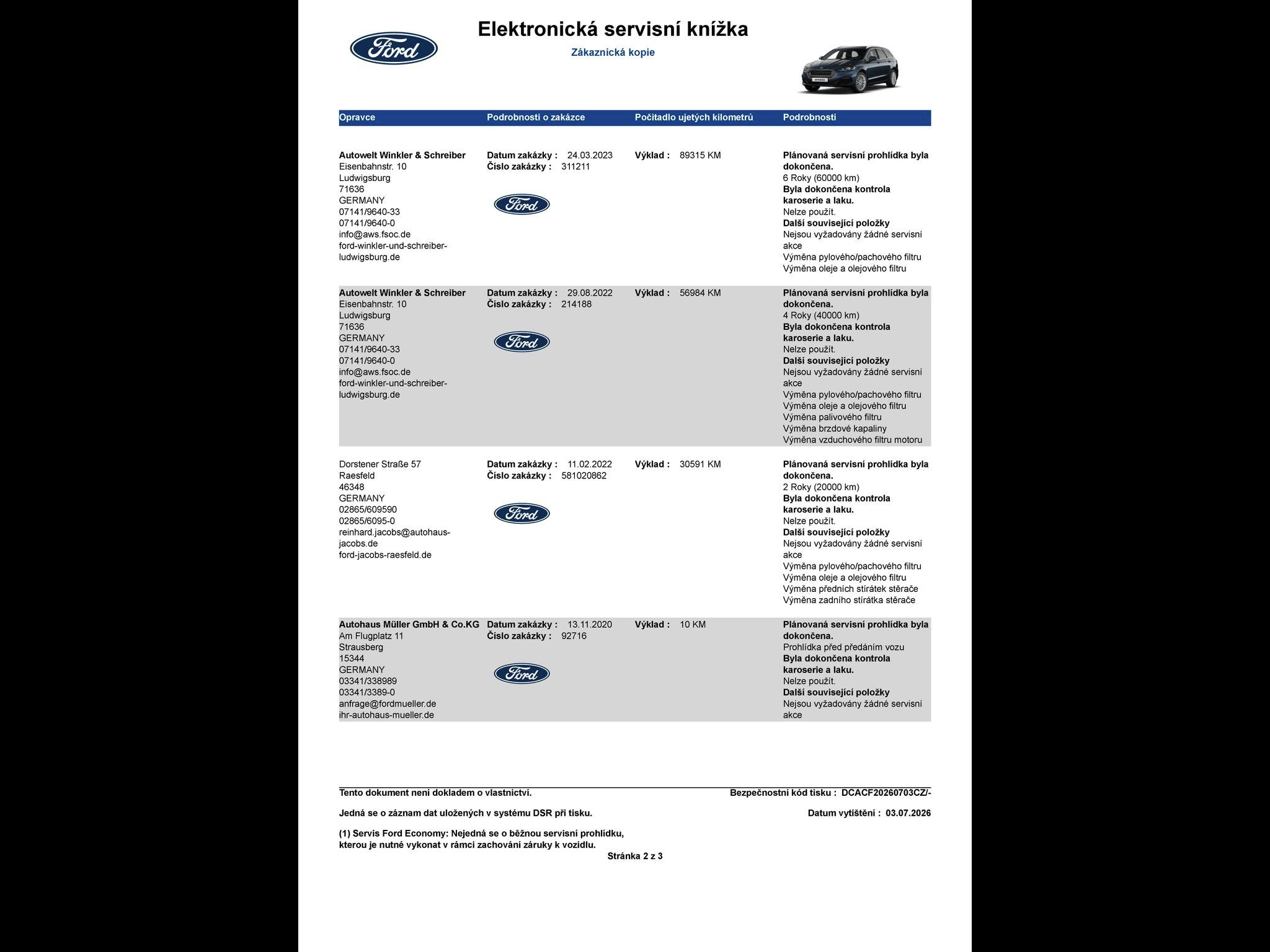 Ford Mondeo, 2.0 EB 140 kW Titanium servis - fotka 5