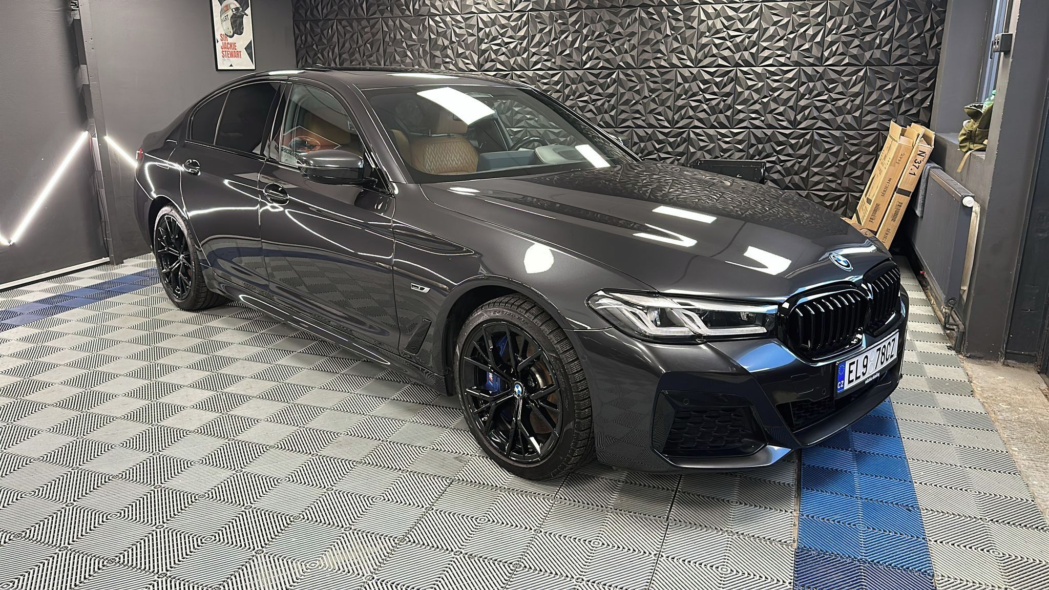 BMW Řada 5, BWM 545e B&W | Merino