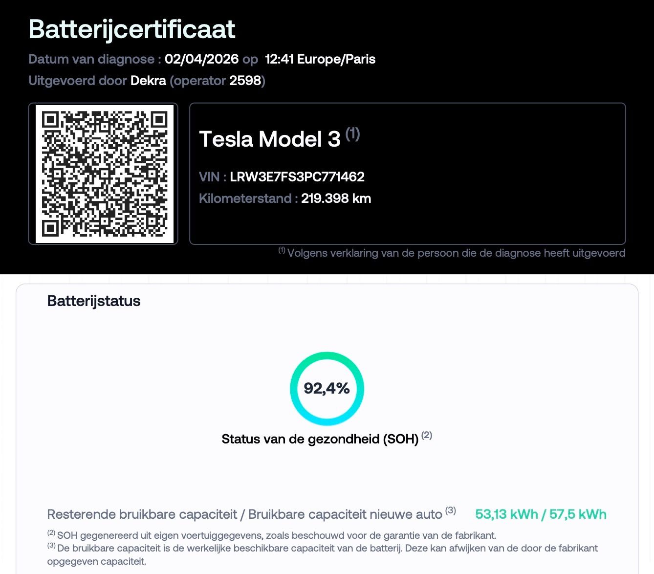Tesla Model 3, SoH 92%|LFP|HW 4|Ryzen|430 km - fotka 2