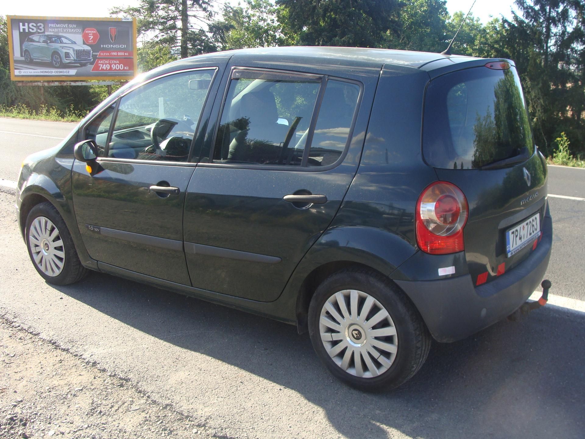 Renault Modus, 1.6i, 65 kW, klima, tažné - fotka 3