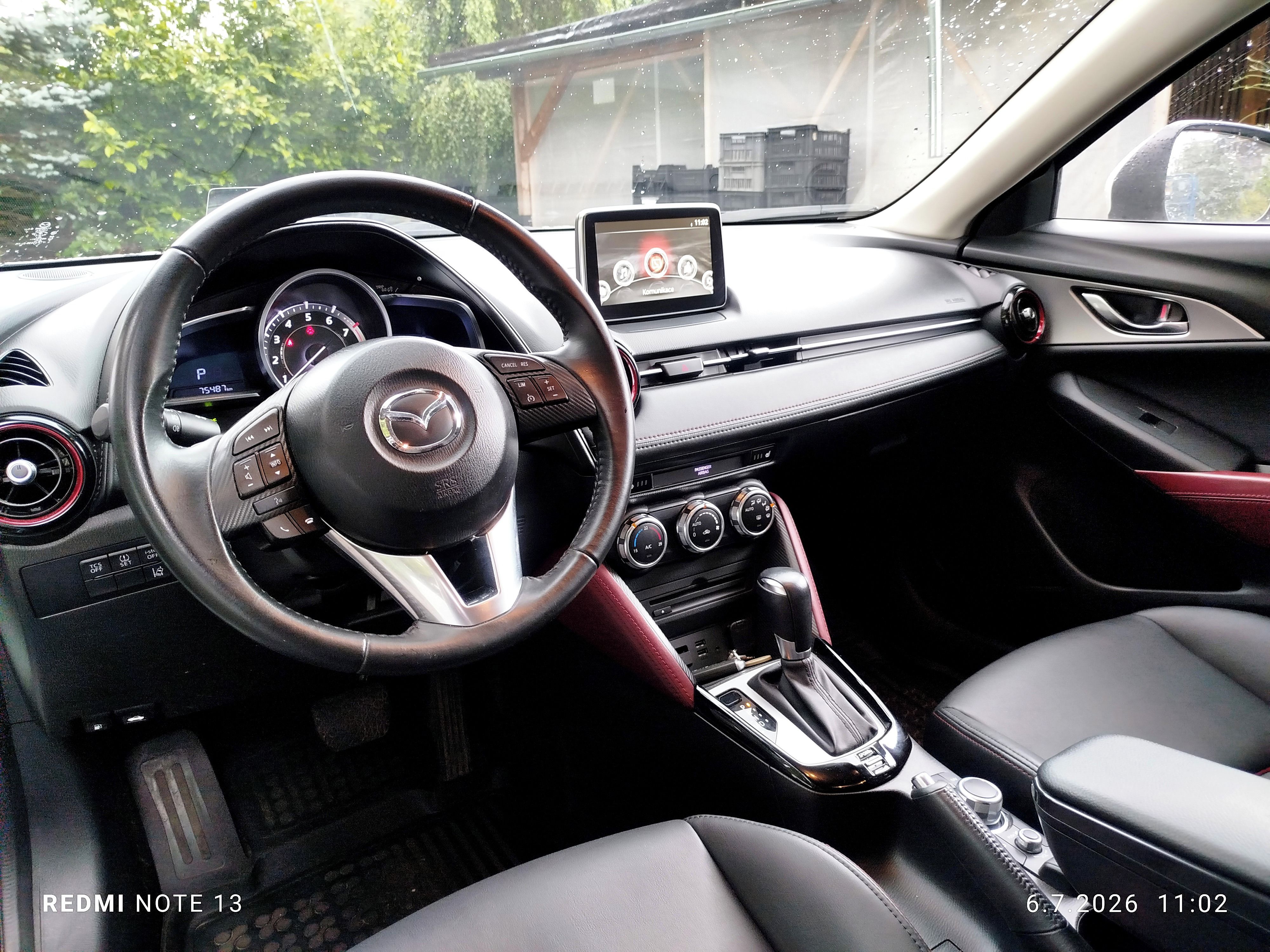 Mazda CX-3, 1 MAJ. NOVÉ v ČR, AUTOMAT, 4x4 - fotka 3