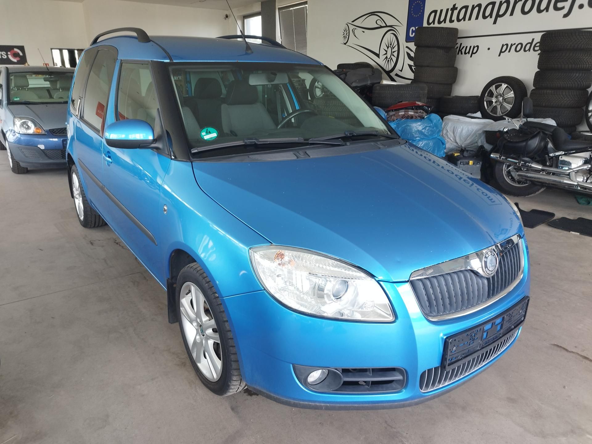 Škoda Roomster, 1,6I,77KW,KLIMA,ALU SE.KNIHA