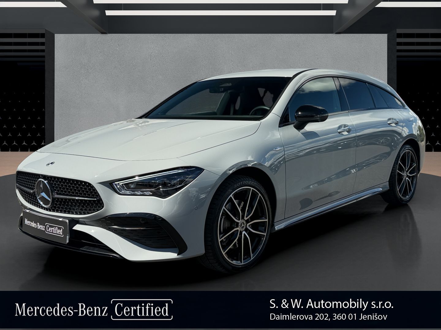 Mercedes-Benz CLA, e Shooting Brake s hybridní te