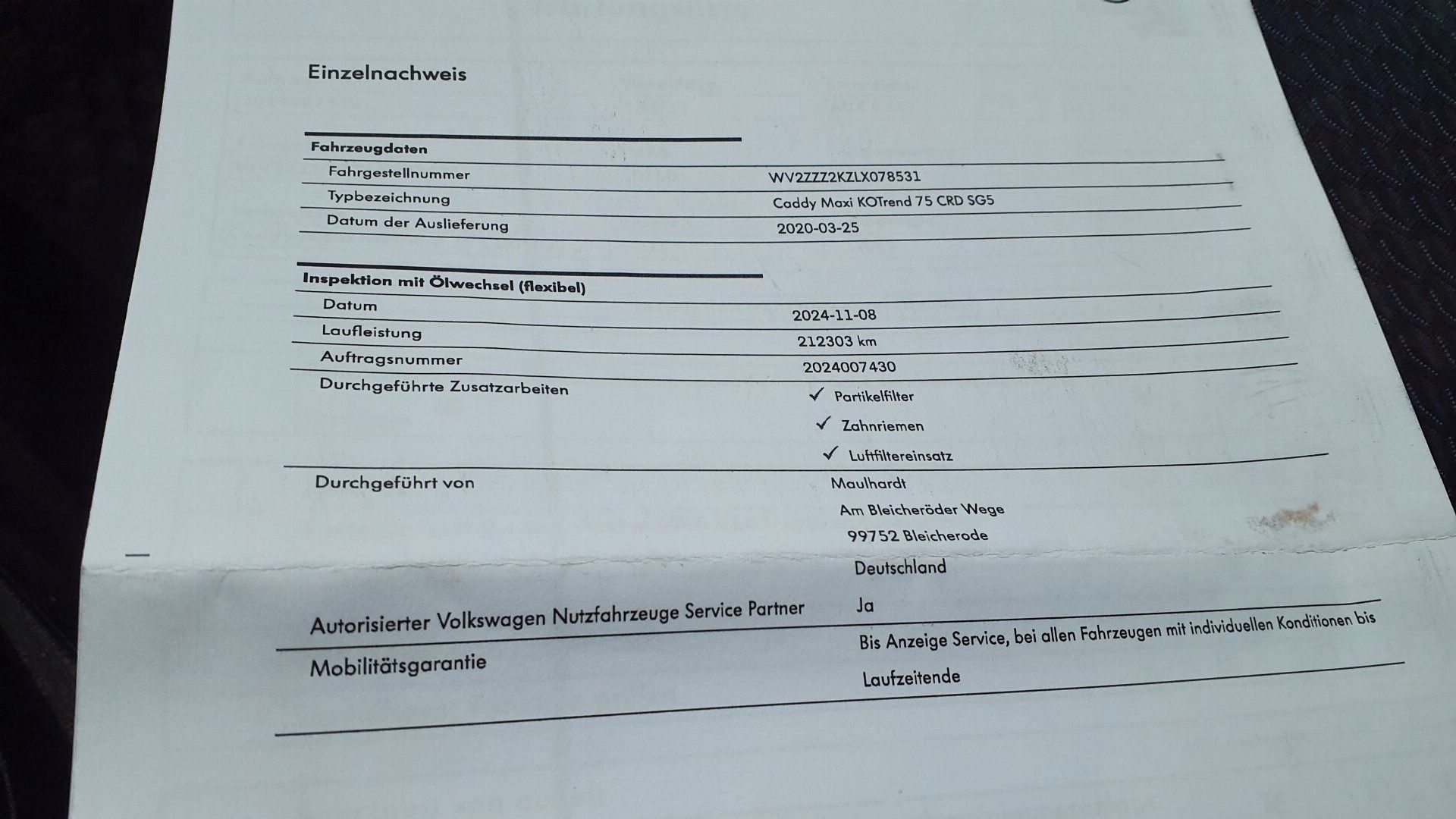 Volkswagen Caddy, MAXI 2.0Tdi 5-MÍST ODPOČET DPH - fotka 6