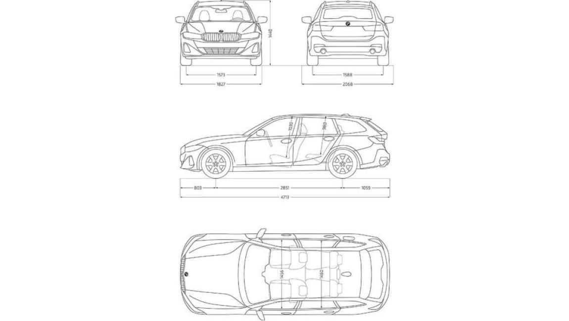 BMW Řada 3, 330i xDrive Touring - fotka 2