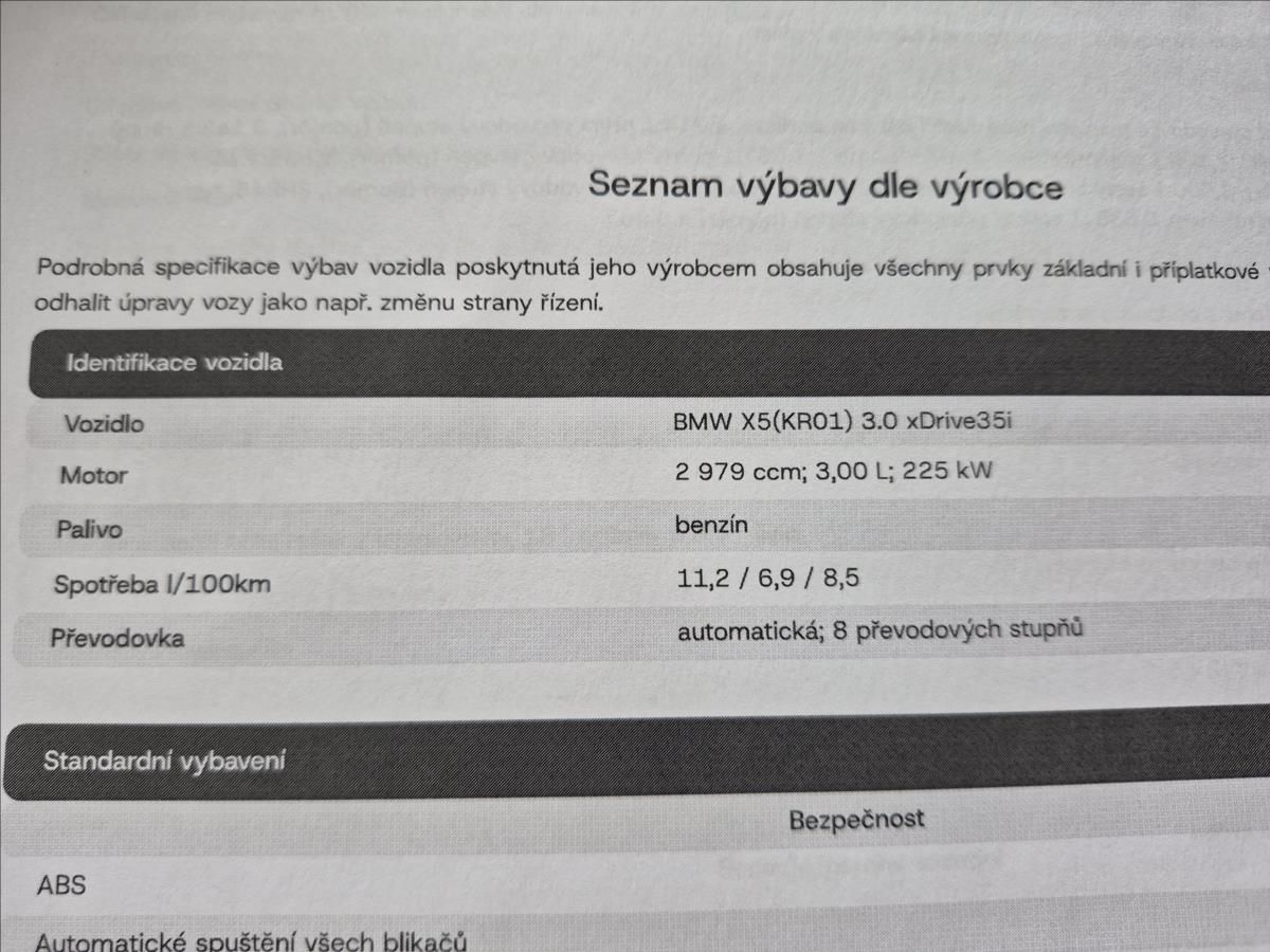 BMW X5, 35i XDrive ČR 2.majitelka - fotka 5