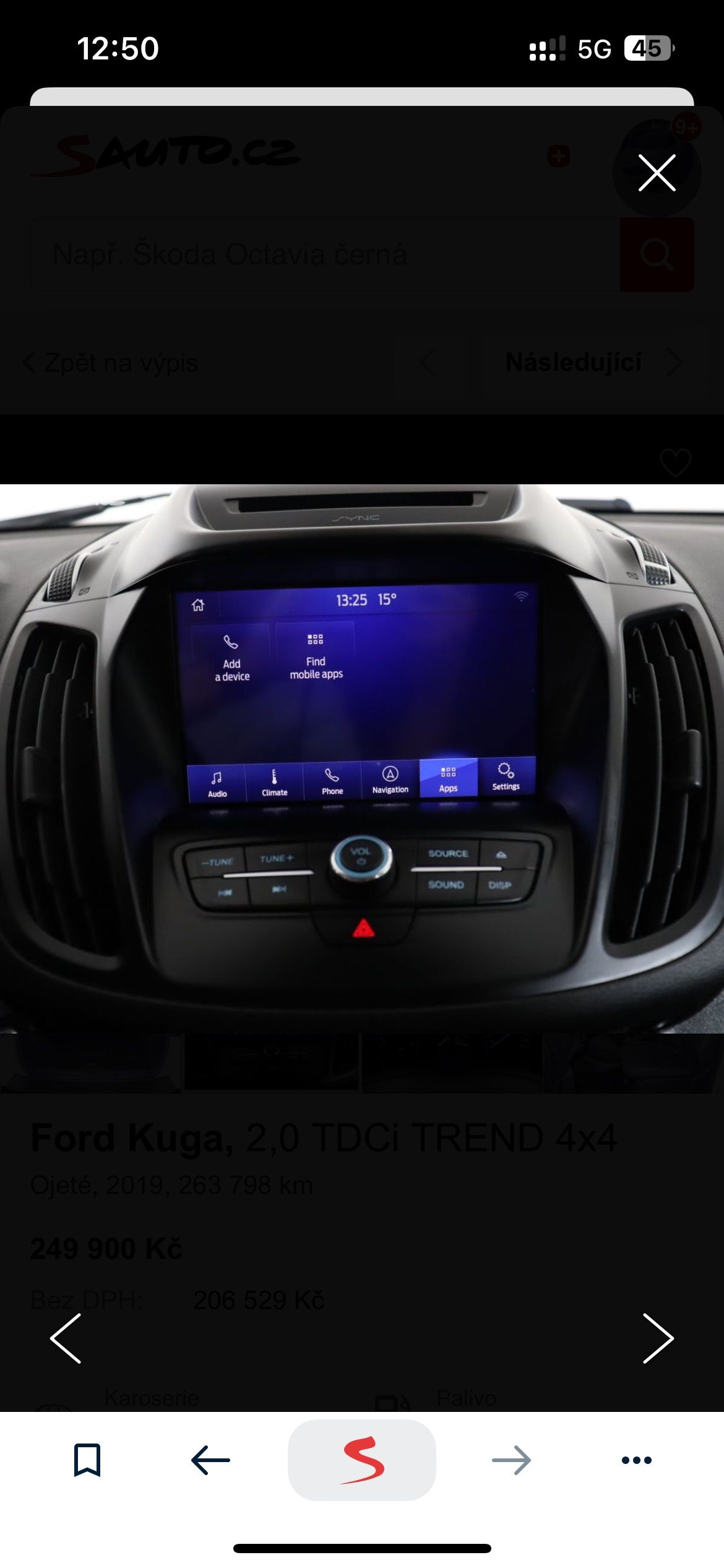 Ford Kuga, Ford Kuga r.v 2019 4•4 269 km - fotka 6