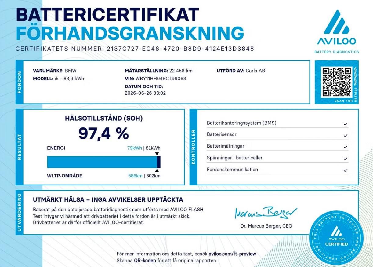 BMW i5, eDrive40 Touring M SoH 97% Taž - fotka 2