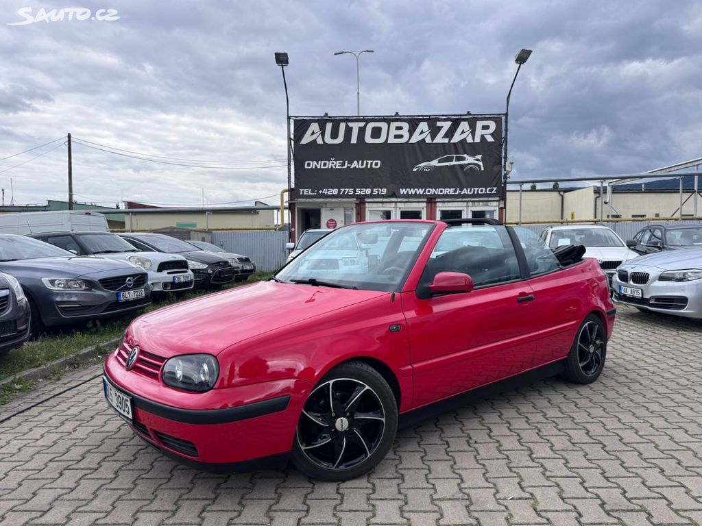 Volkswagen Golf, 3 CABRIO 1,6 GL 74 KW STK