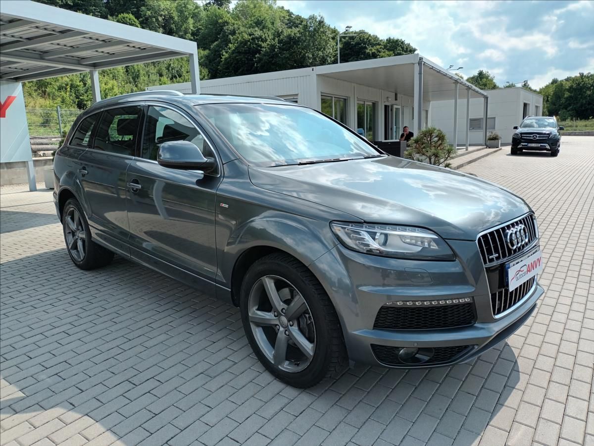 Audi Q7, 3,0 TDI,150KW,ČR,S-LINE,TAŽNÉ, - fotka 3