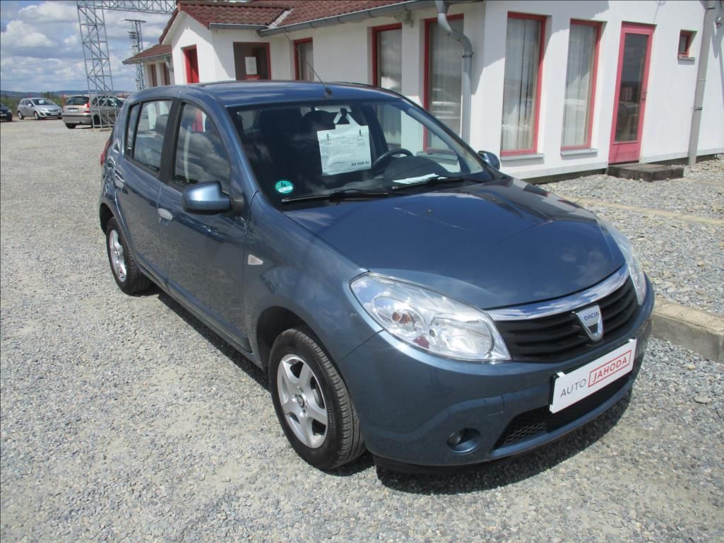 Dacia Sandero, 1,4 i, klimatizace, serviska,