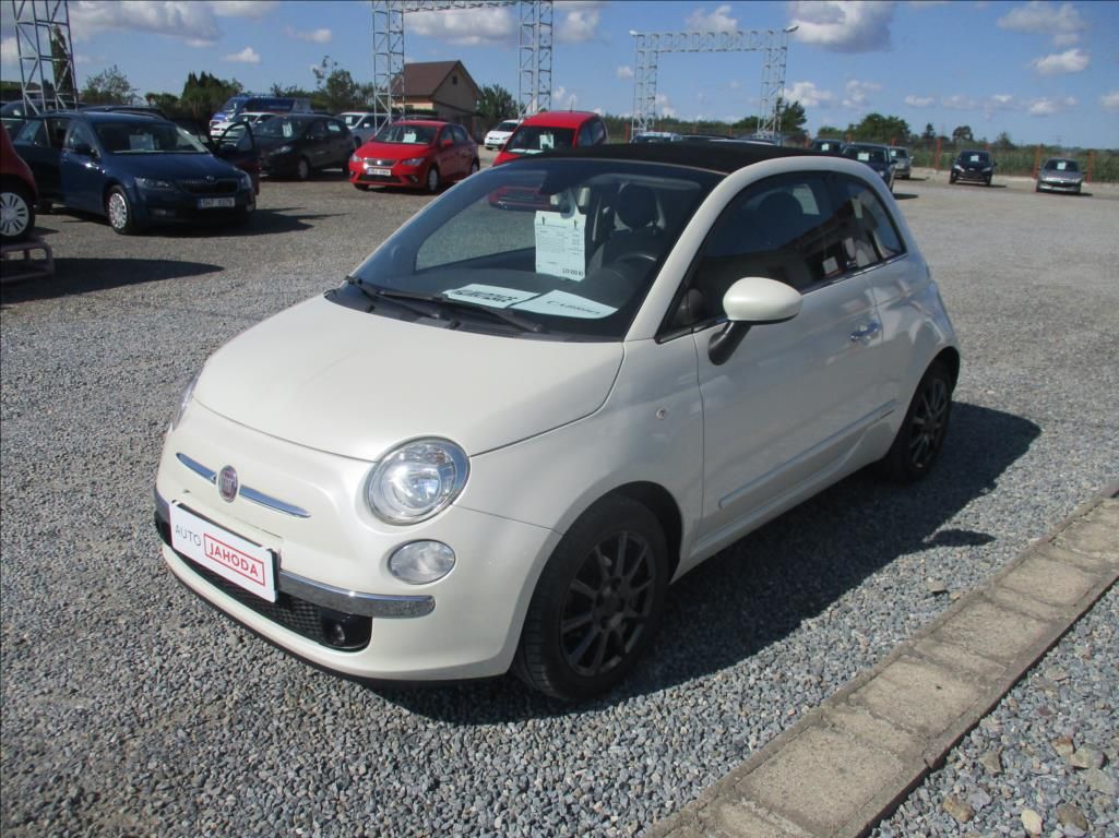Fiat 500C, 1,2 i,aut.klima,serv.kn.Cabrio - fotka 3