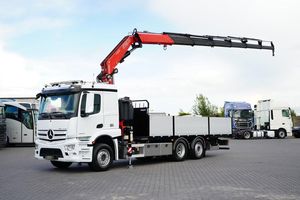 Mercedes-Benz Actros, 2543 6x2 valník + HR