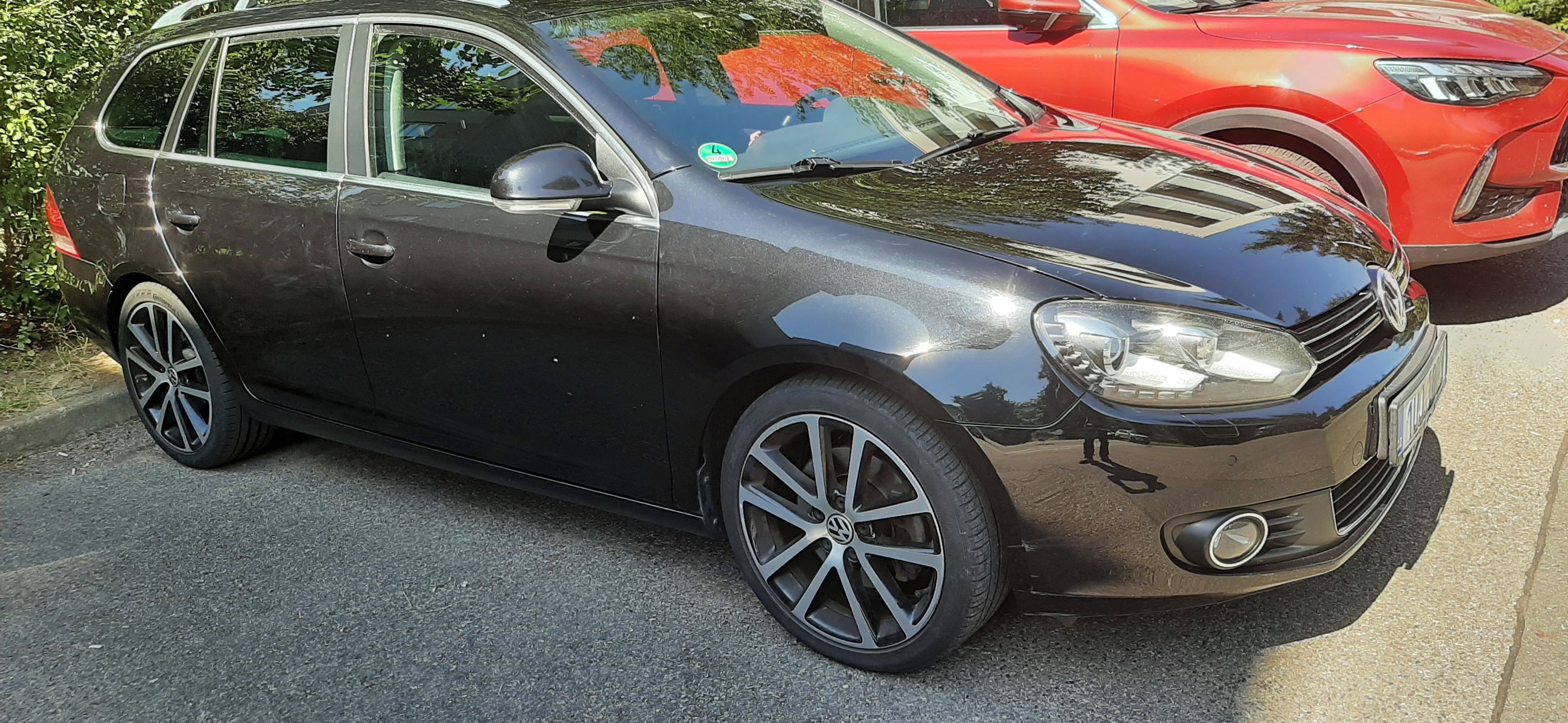 Volkswagen Golf Variant, VW golf 6, 2.0 TDI černý