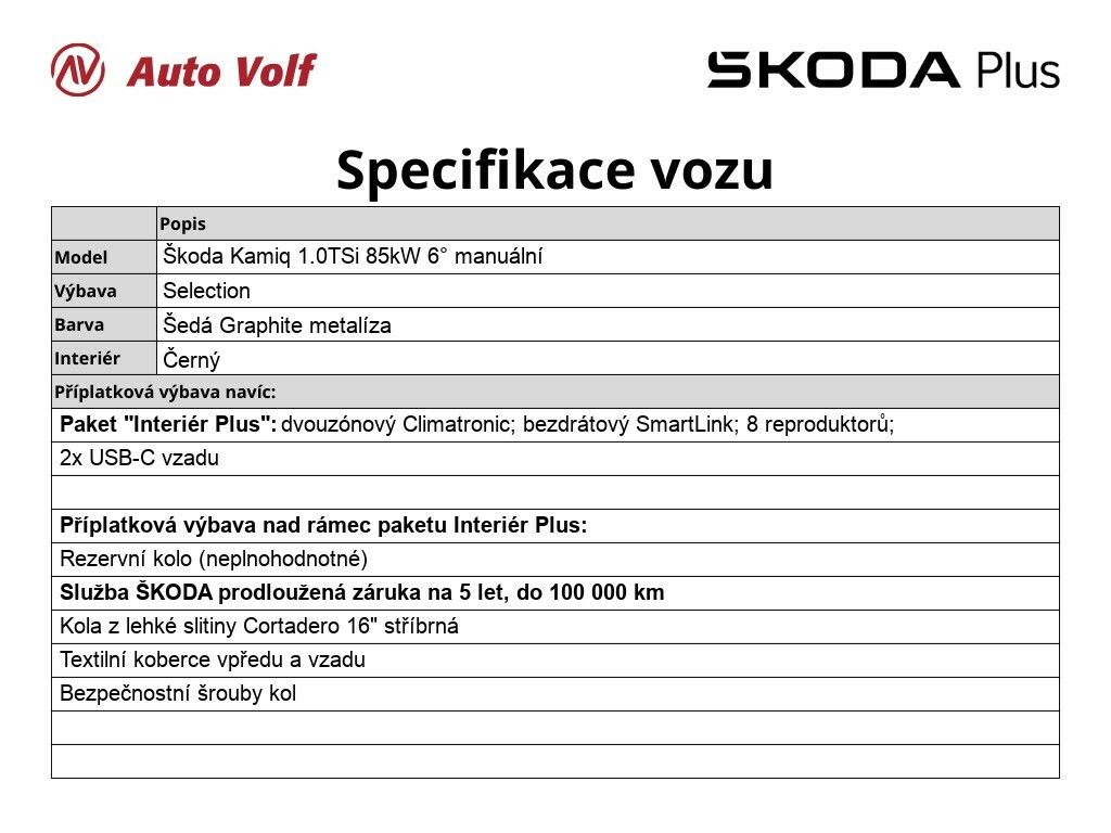 Škoda Kamiq, Selection 1.0 TSi 85 kW - fotka 2
