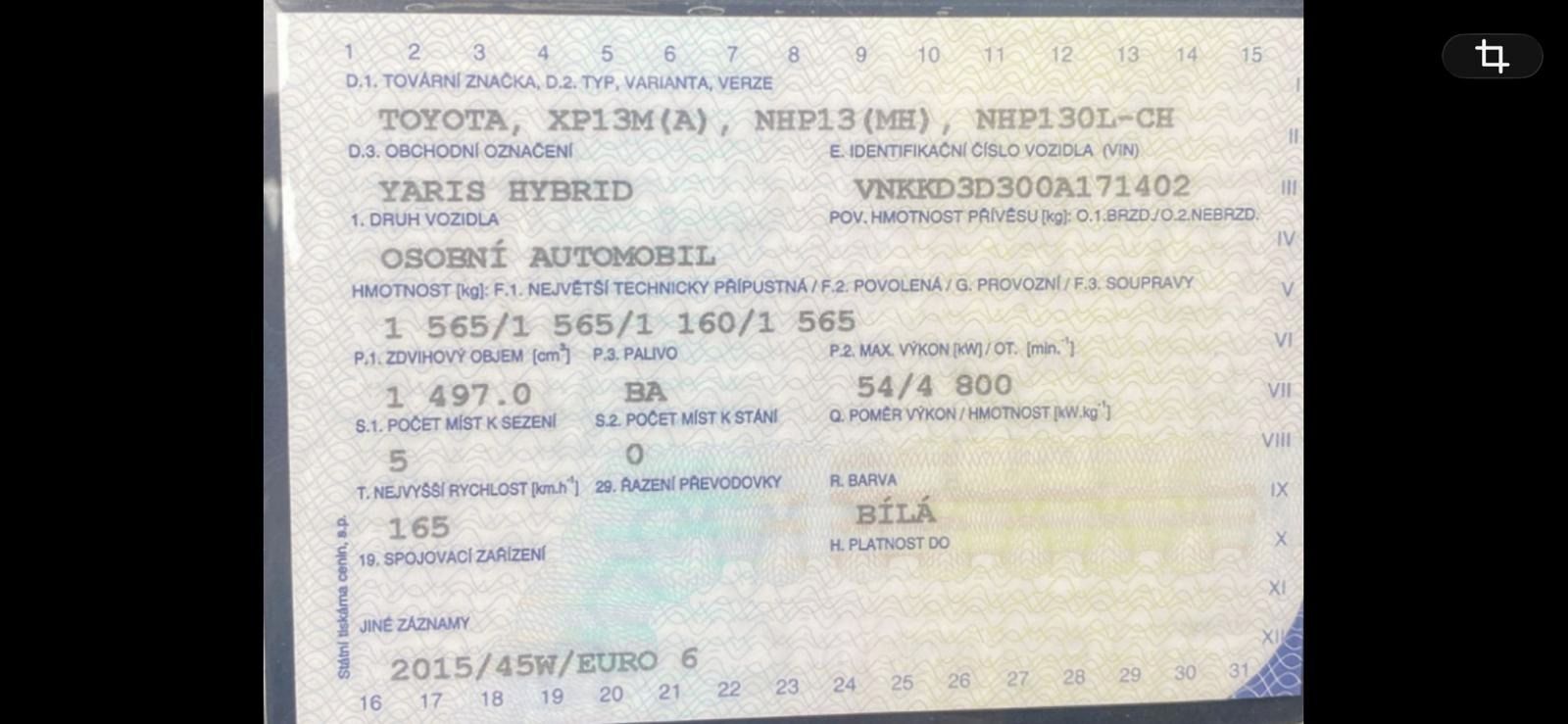 Toyota Yaris, Hybrid 1.5 - fotka 3