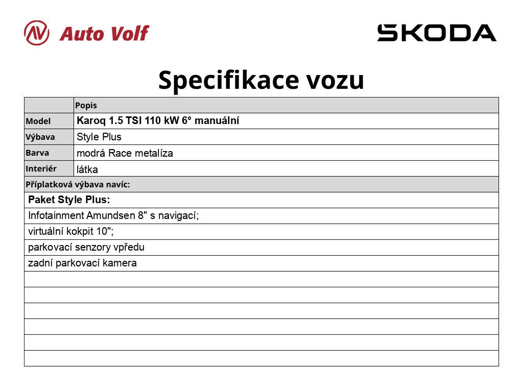 Škoda Karoq, Style Plus 1.5 TSI 110 kW - fotka 2