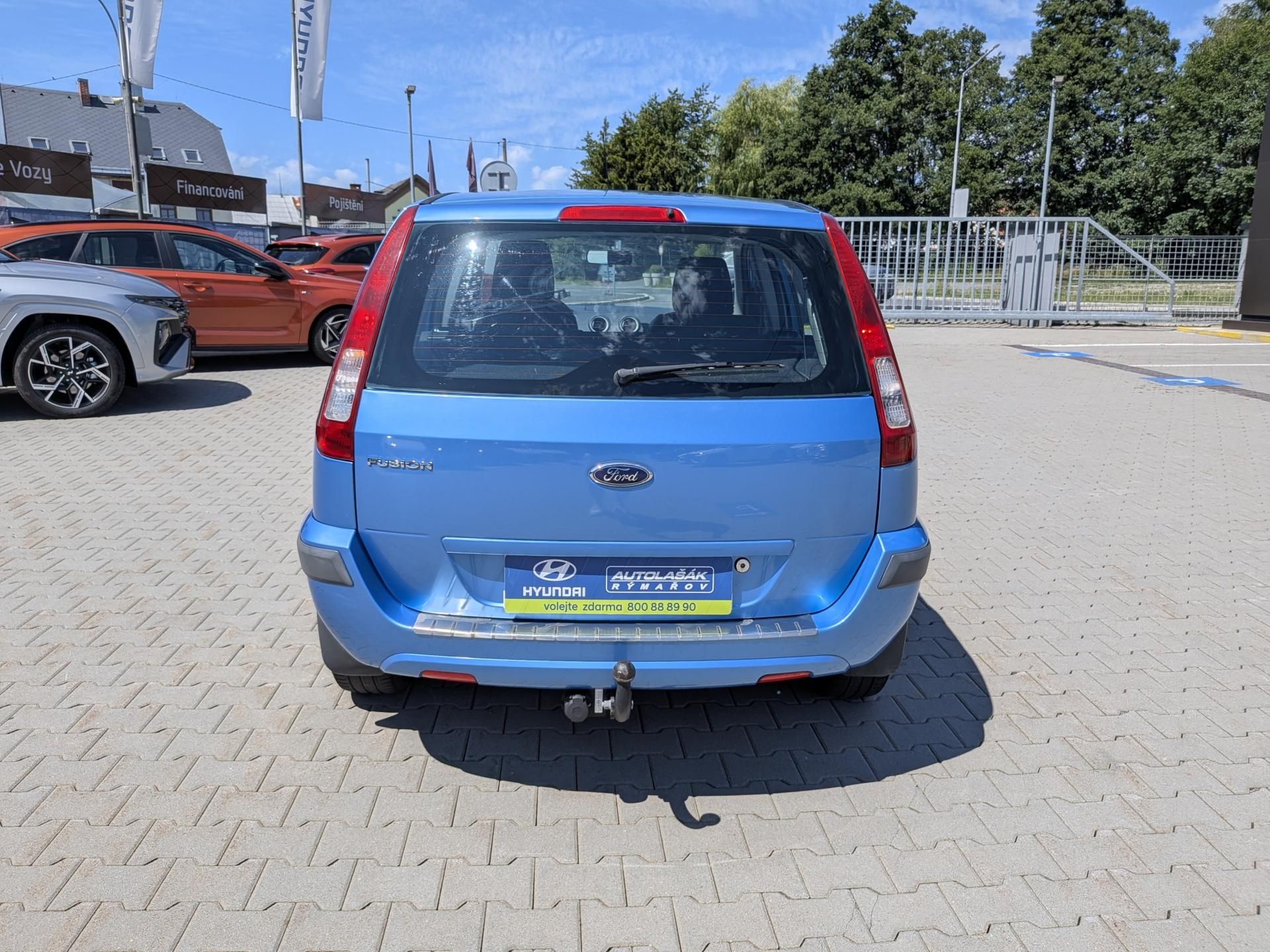 Ford Fusion, 1,4 59kW,KLIMA,TAŽNÉ ZAŘÍZENÍ - fotka 6
