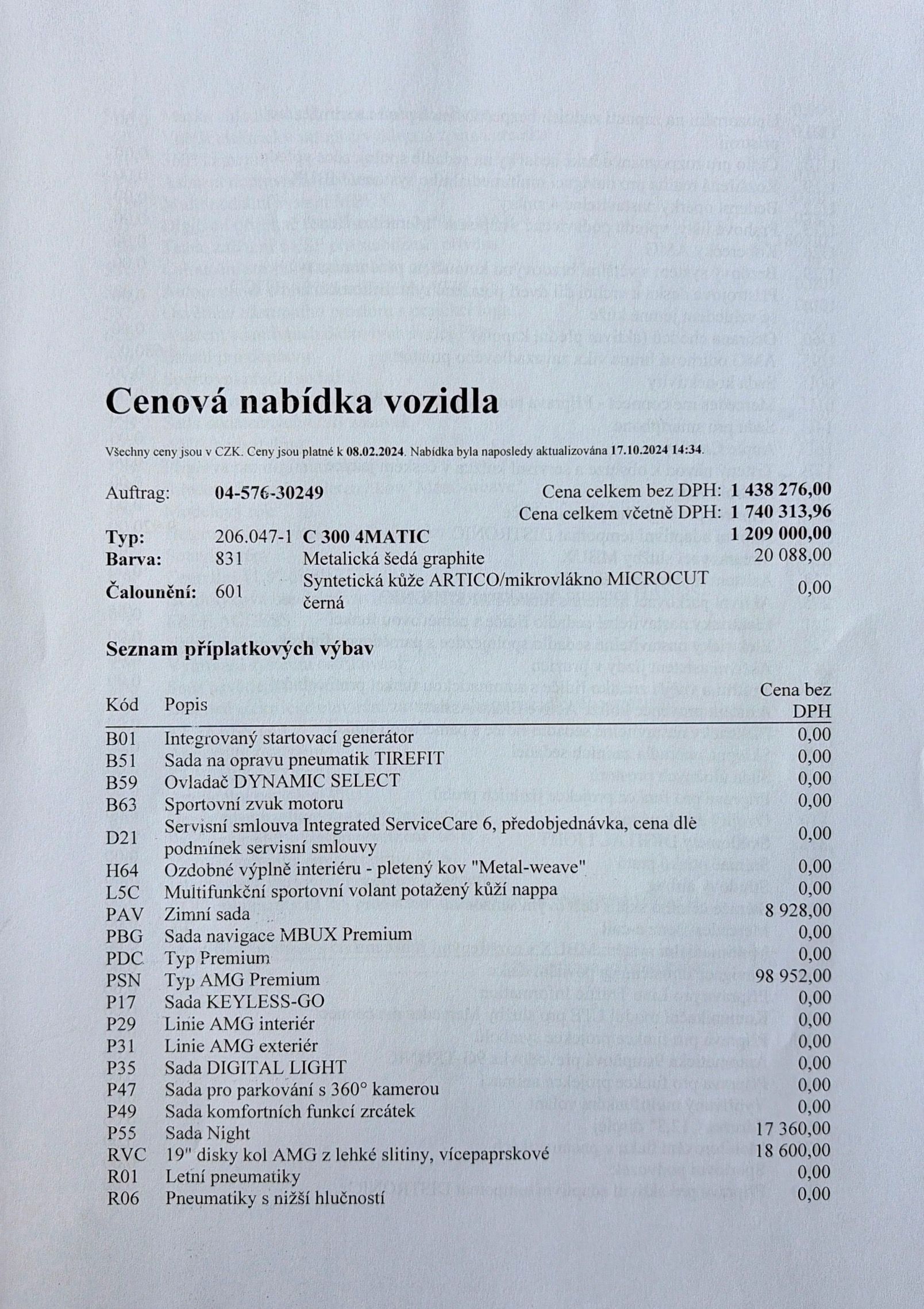 Mercedes-Benz Třídy C, C300 4MATIC - fotka 5