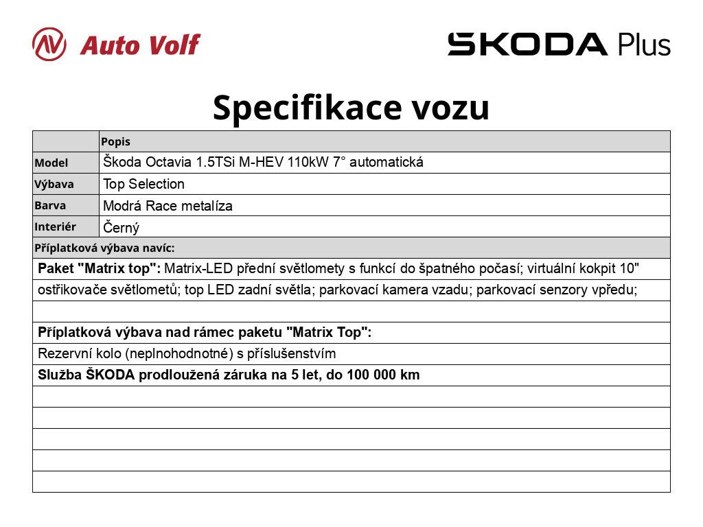 Škoda Octavia, Top Selection 1.5 TSi M-HEV 11 - fotka 2