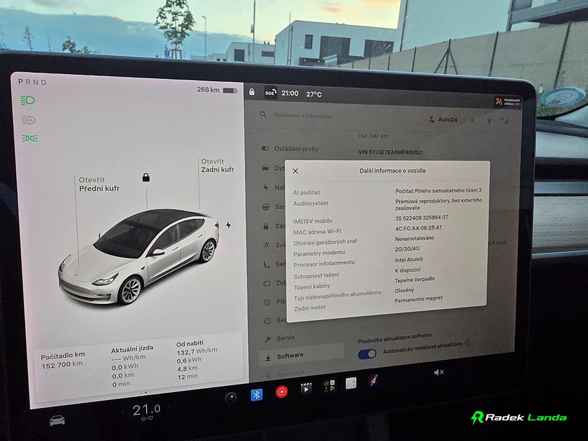 Tesla Model 3, SR+ Facelift, Tažné, DPH - fotka 6
