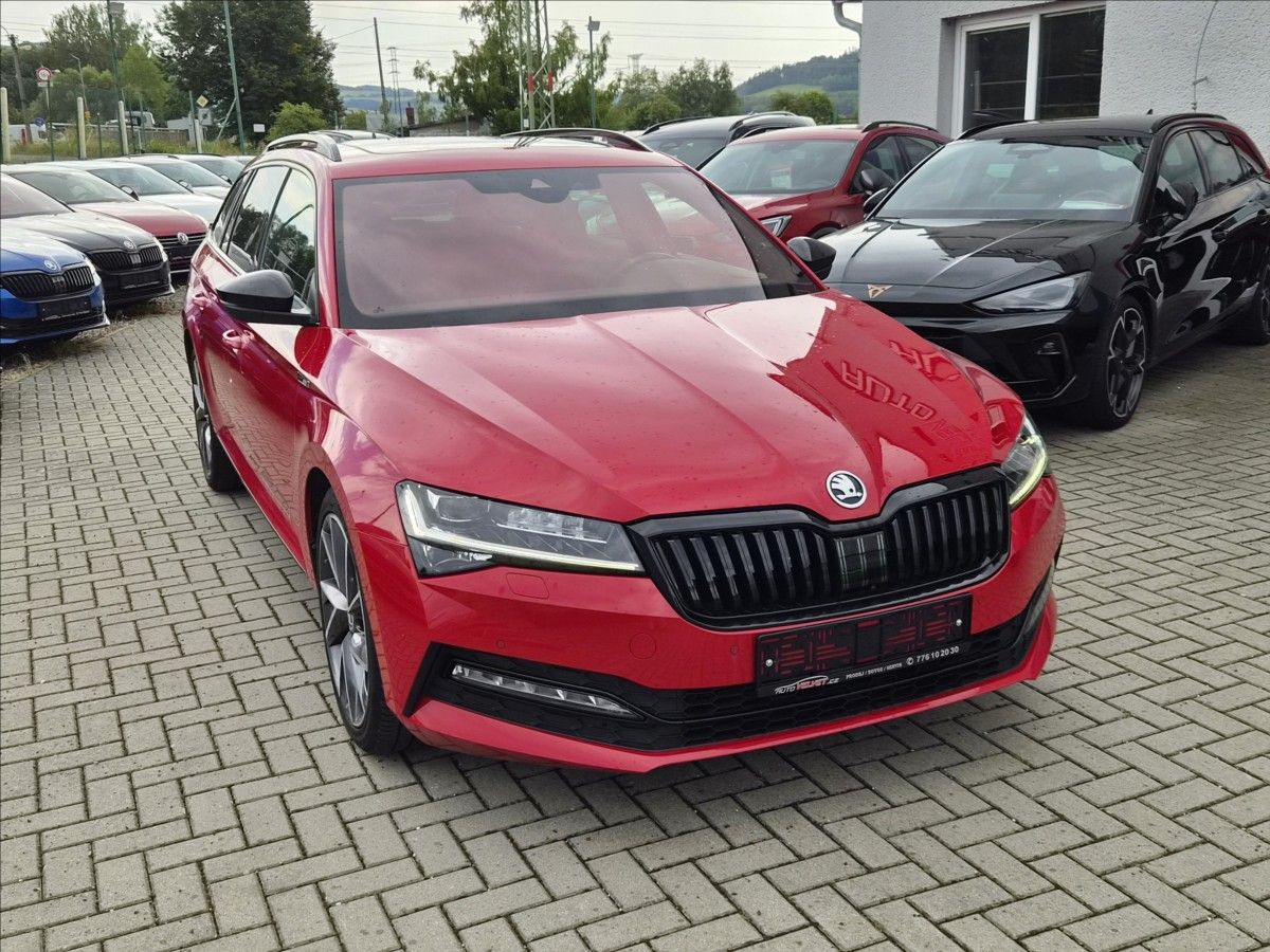 Škoda Superb, 2,0 TDi DSG SPORTLINE *CANTON* - fotka 4