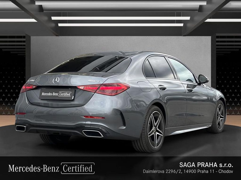 Mercedes-Benz Třídy C, C 220 d 4MATIC AMG Night - fotka 4