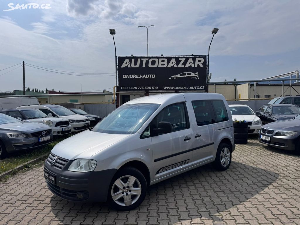 Volkswagen Caddy, 1,9 TDI 77KW 2X ŠOUPAČKY 2.MAJ