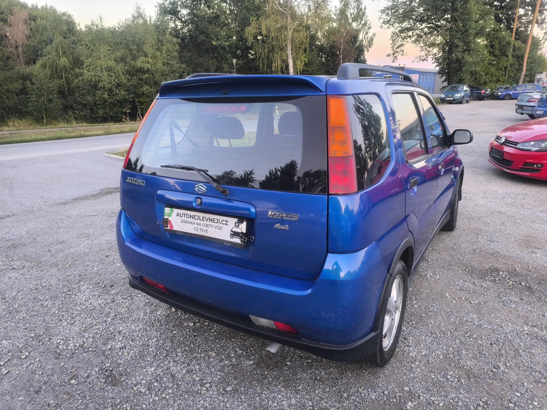 Suzuki Ignis, 60KM,KRÁSNÝ,4X4,SERVIS,1MAJ64L - fotka 4