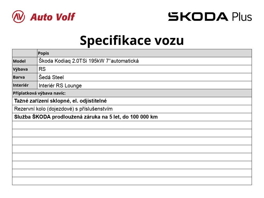 Škoda Kodiaq, RS 2.0 TSi 195 kW - fotka 2