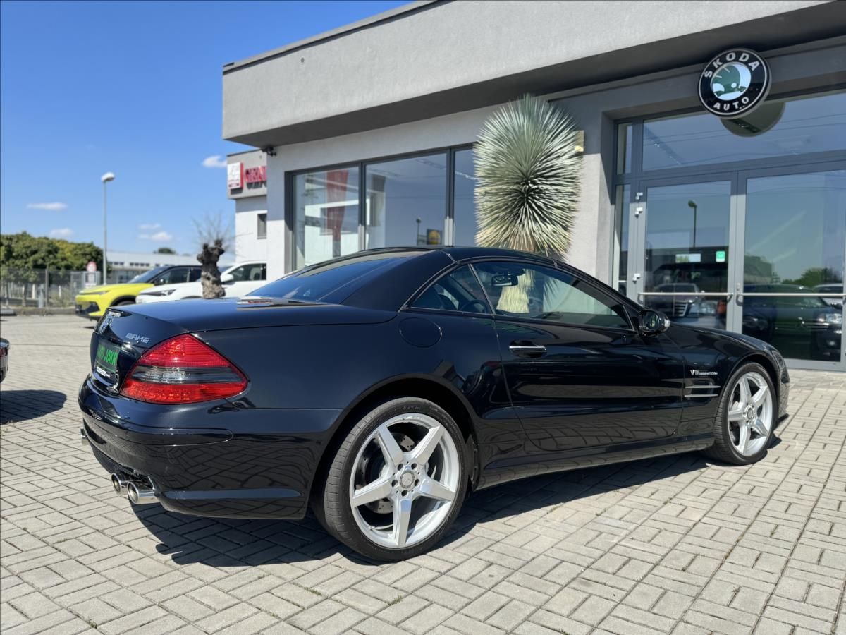 Mercedes-Benz SL, 55 AMG 368kW  původ DE - ČERNÝ - fotka 6