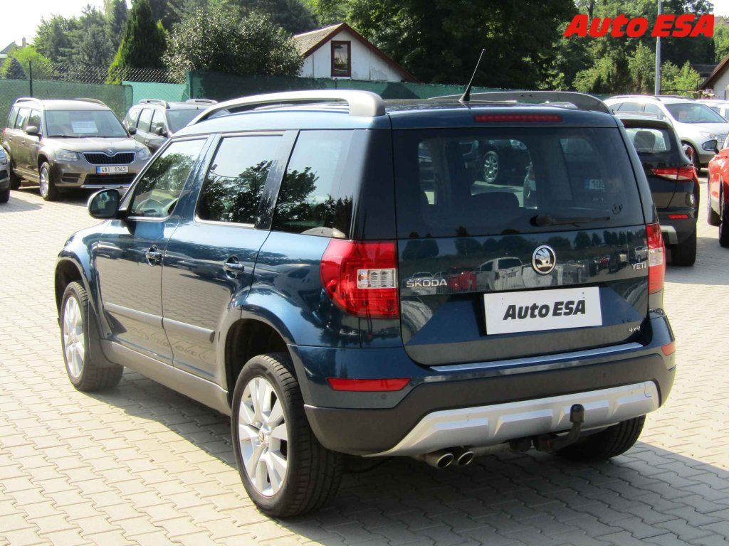 Škoda Yeti, 2.0 TDi 4x4,2.maj,ČR,AC - fotka 6