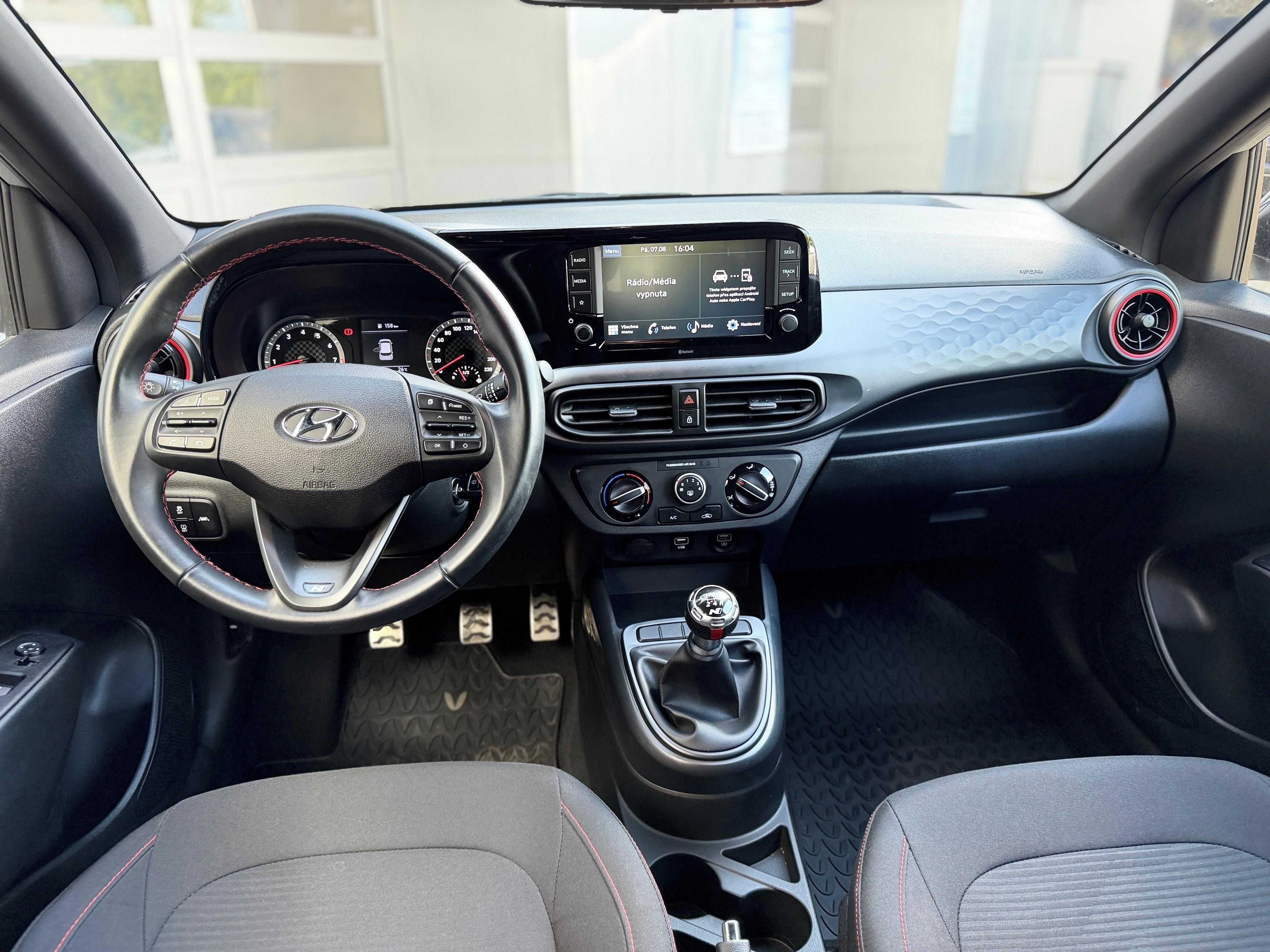 Hyundai i10, 1.2 62 kW N-LINE 20tis km - fotka 4