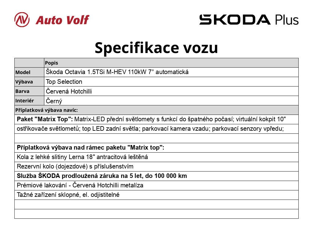 Škoda Octavia, Top Selection 1.5 TSi M-HEV 11 - fotka 2