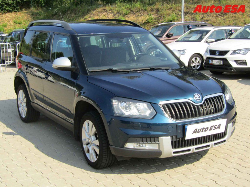 Škoda Yeti, 2.0 TDi 4x4,2.maj,ČR,AC