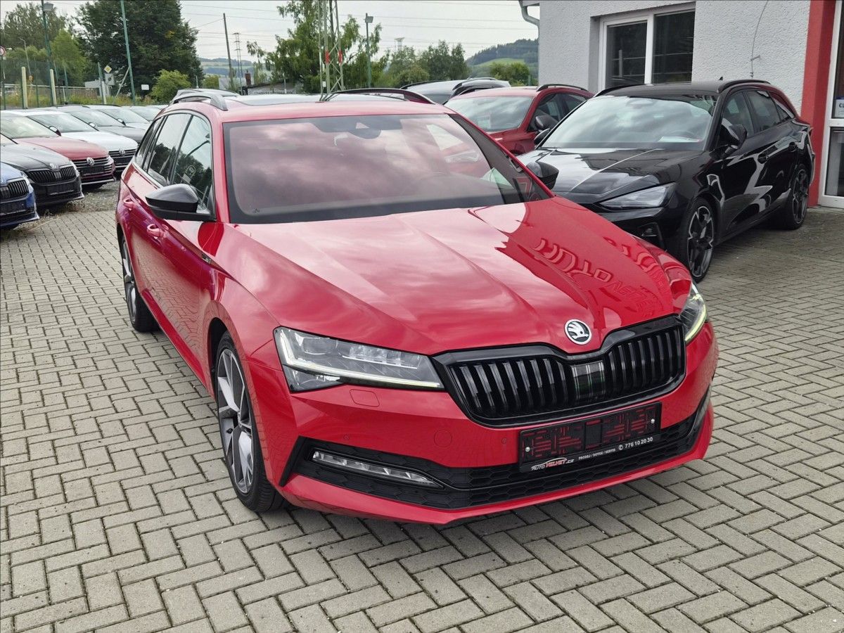 Škoda Superb, 2,0 TDi DSG SPORTLINE *CANTON* - fotka 4