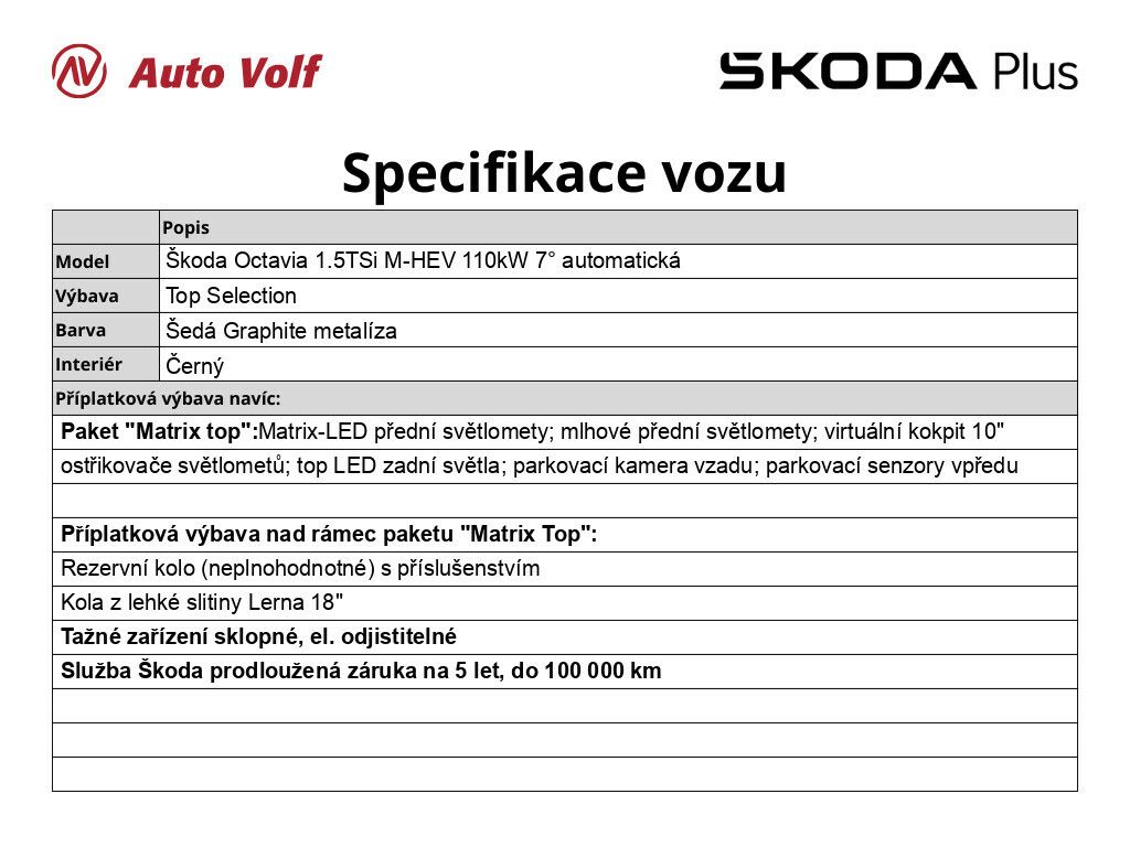Škoda Octavia, Top Selection 1.5 TSi M-HEV 11 - fotka 2