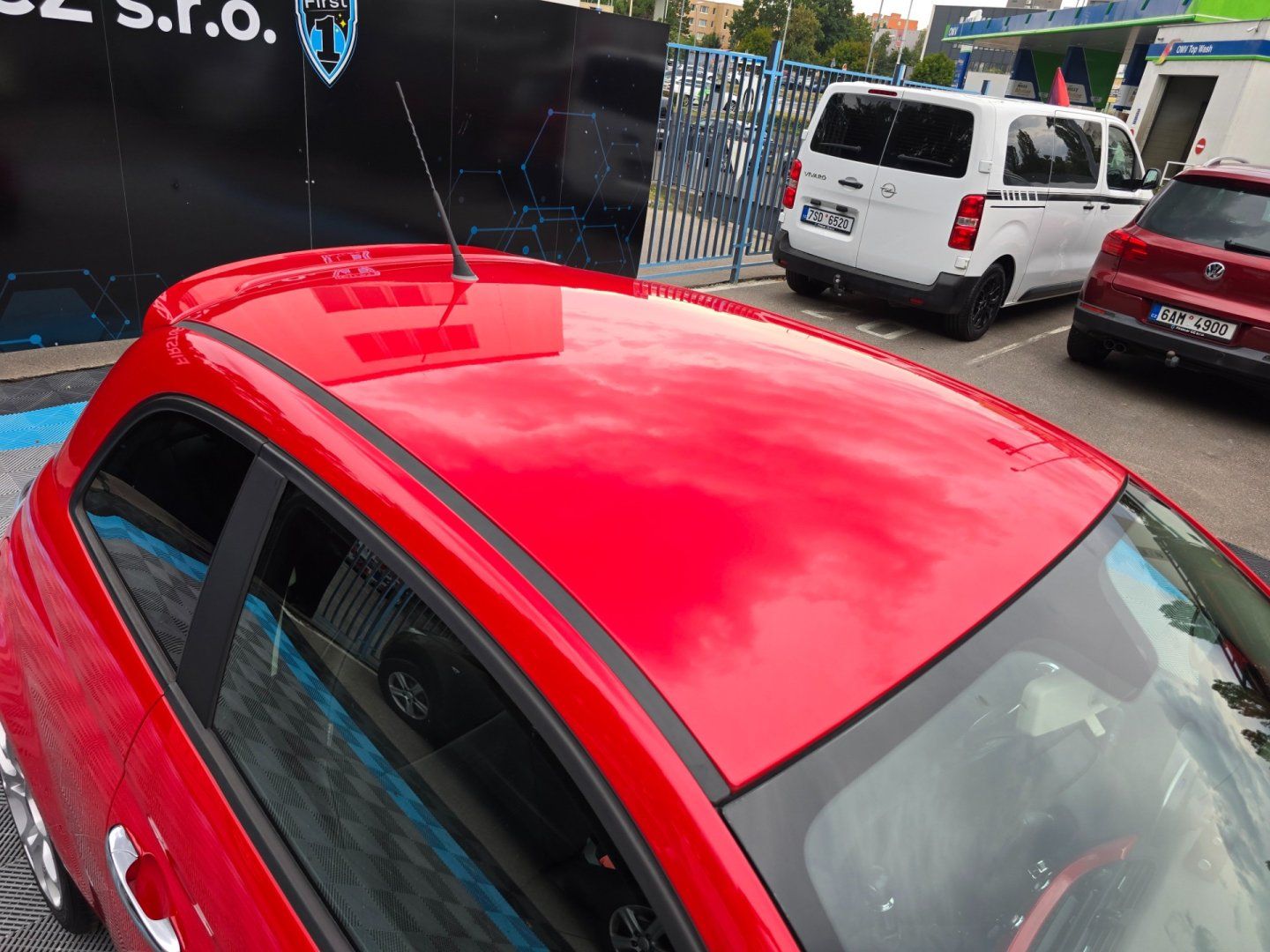 Fiat 500, 1.4i/Rosso Corsa/2.MAJ/KLIMA - fotka 6