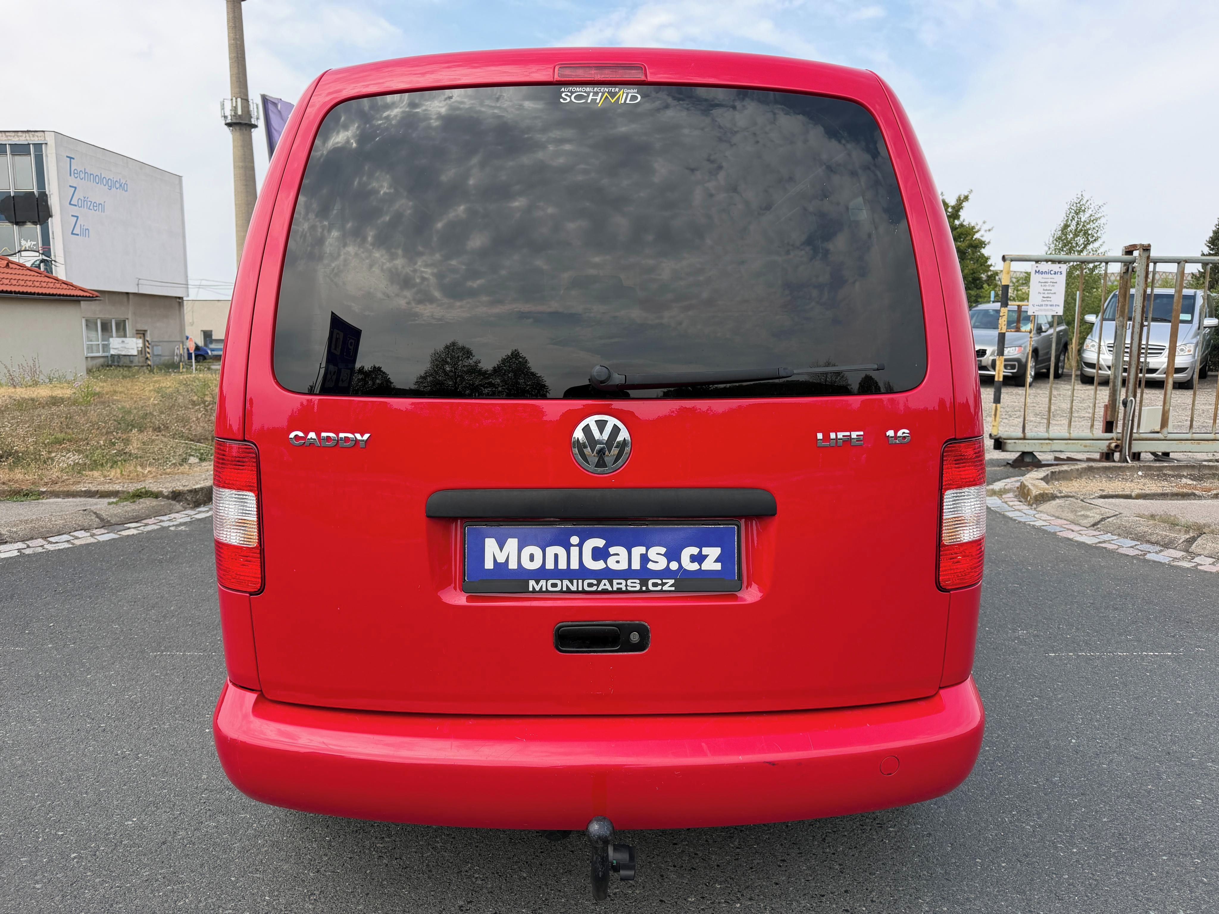 Volkswagen Caddy, 1.6 i 75kW LIFE, 7 MÍST, TAŽNÉ - fotka 6