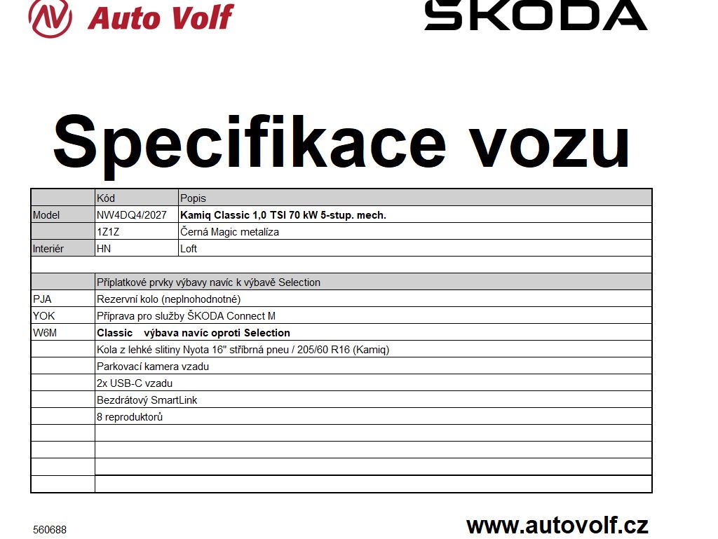 Škoda Kamiq, Classic 1,0TSI 70kW - fotka 2