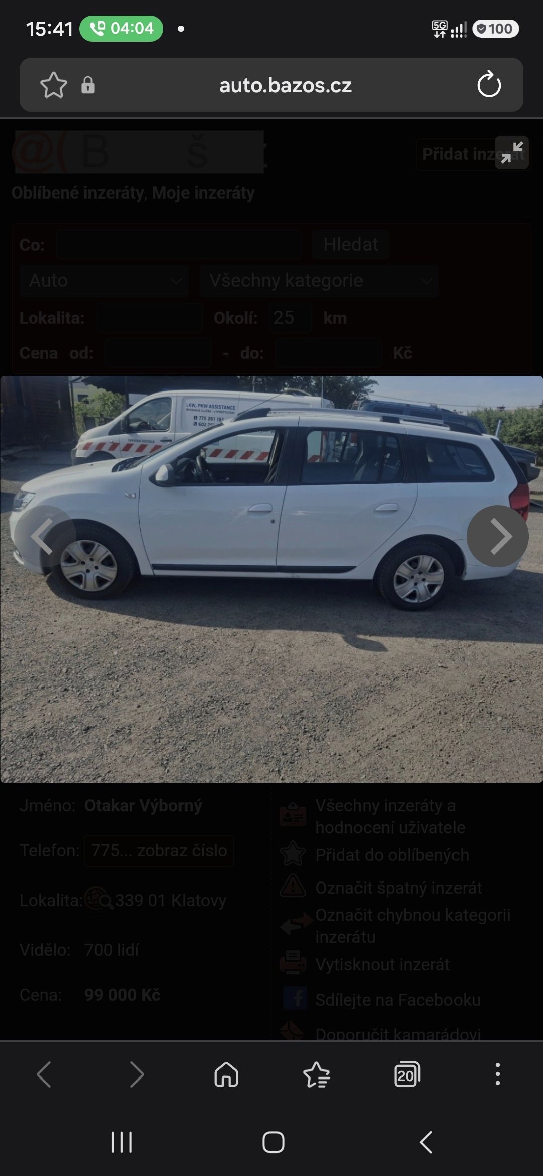 Dacia Logan, Dacia Logan kombi 0,9 TCe - fotka 4