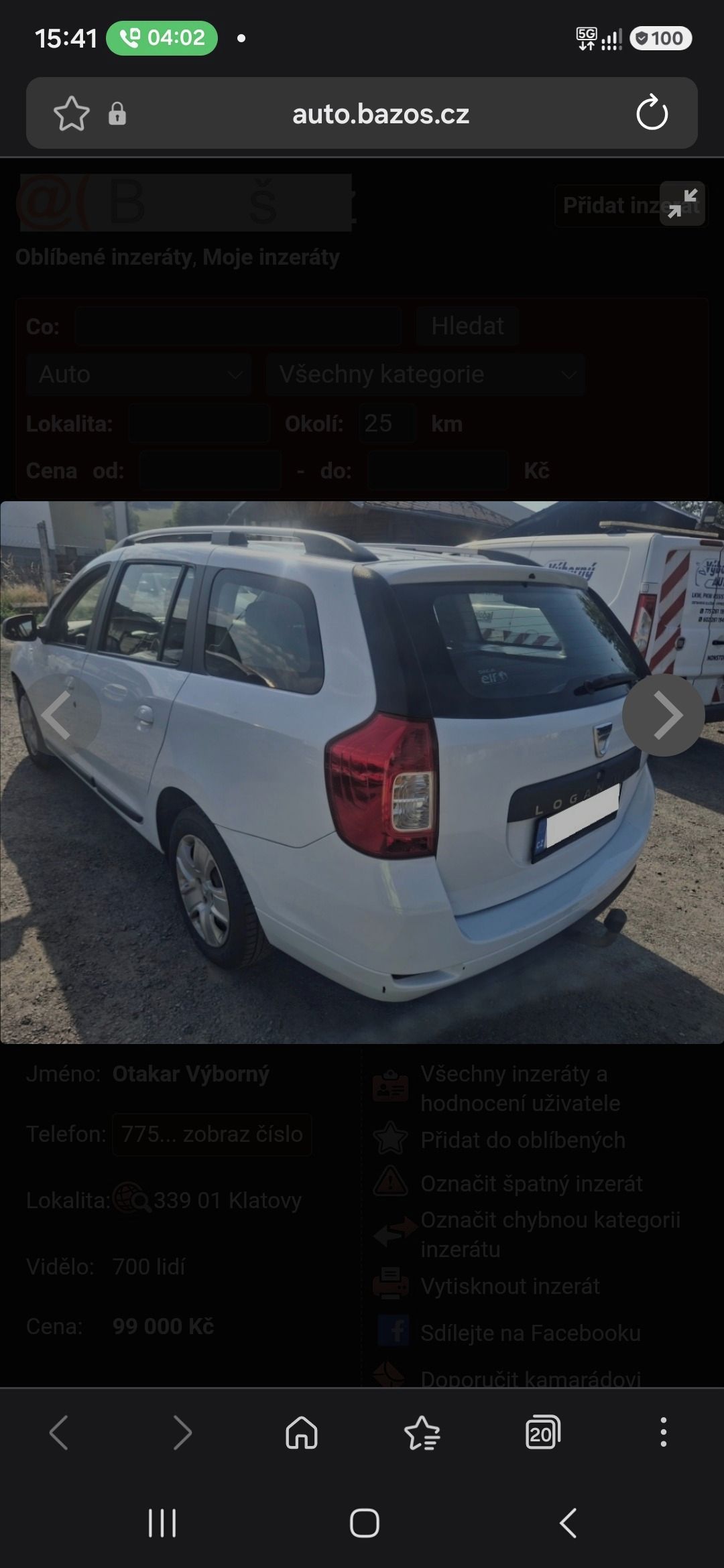 Dacia Logan, Dacia Logan kombi 0,9 TCe - fotka 3