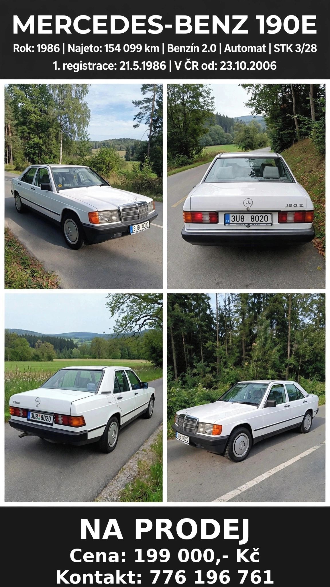 Mercedes-Benz 190, Mercedes-Benz 190 2.0 e - fotka 2