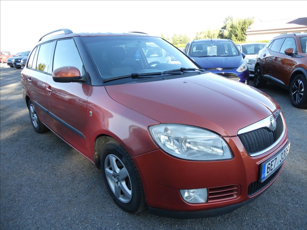 Škoda Fabia, 1,4 TDi 59kW klima, závěs