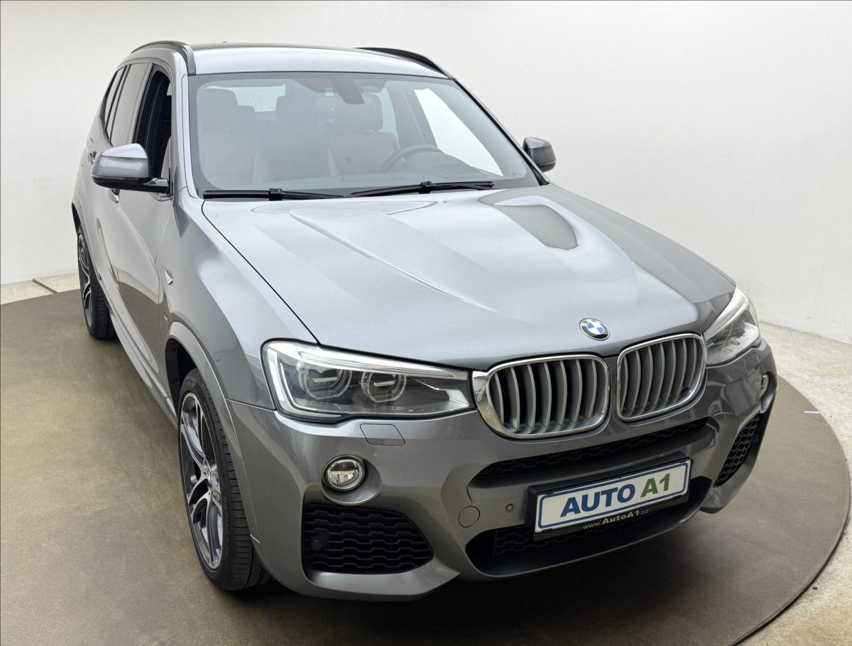 BMW X3, 3,0 35d 4X4 M DPH KŮŽE LED ČR - fotka 3