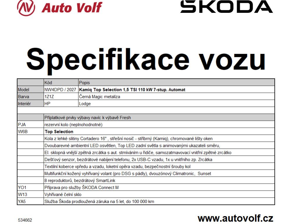 Škoda Kamiq, Top Selection 1,5TSI 110kW - fotka 2