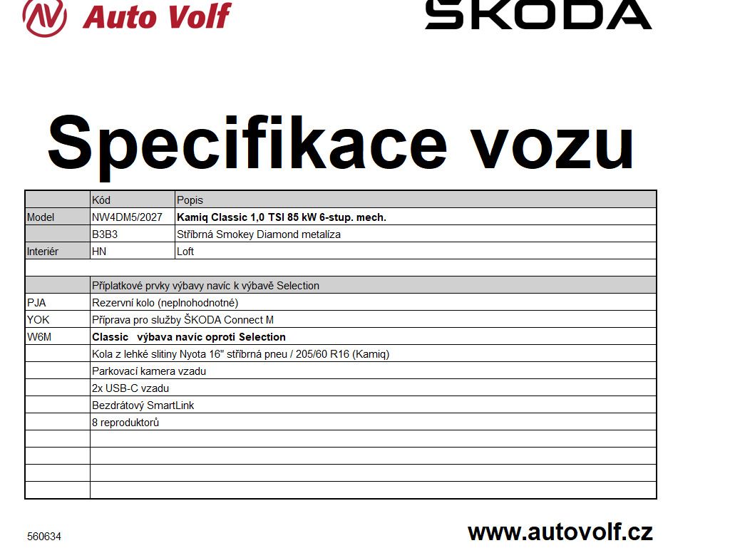 Škoda Kamiq, Classic 1,0TSI 85kW - fotka 2