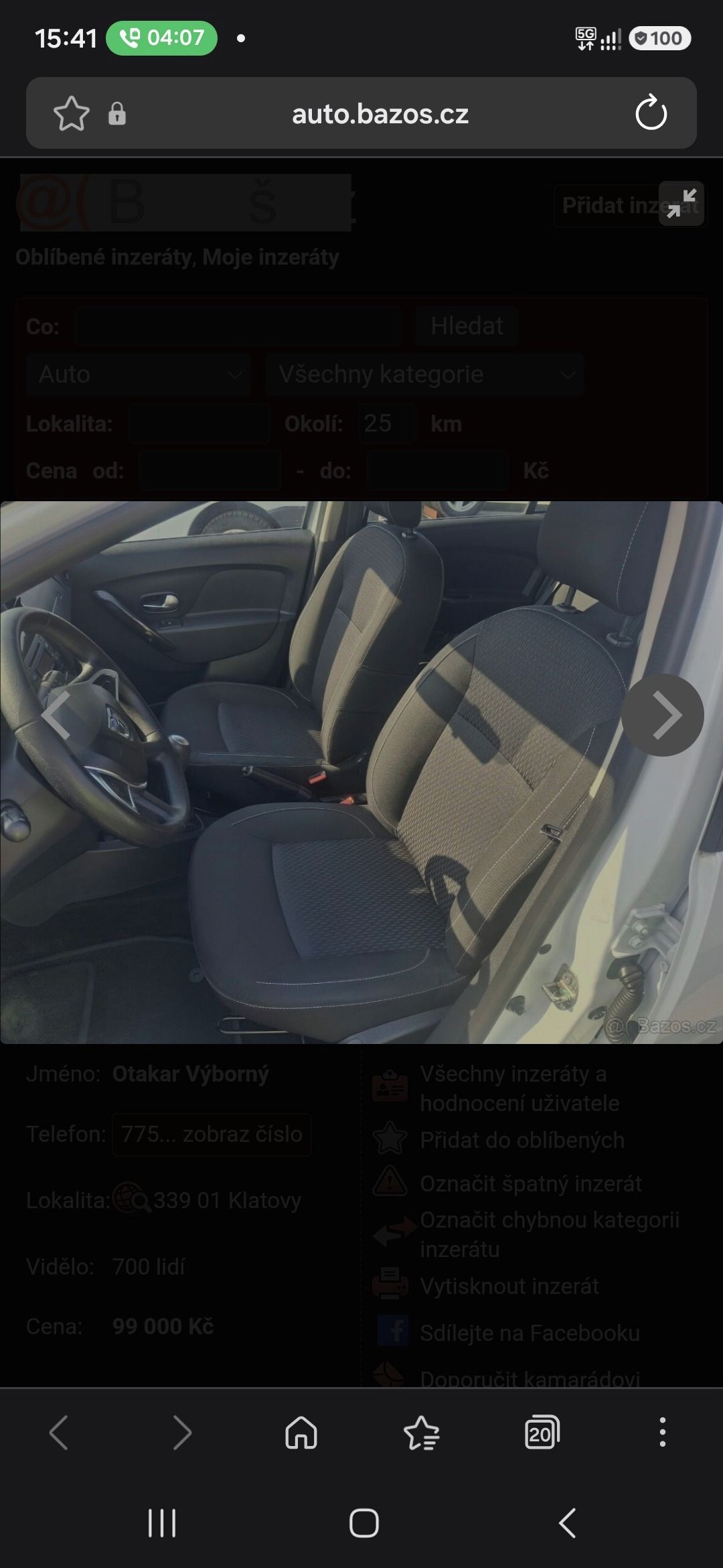 Dacia Logan, Dacia Logan kombi 0,9 TCe - fotka 6